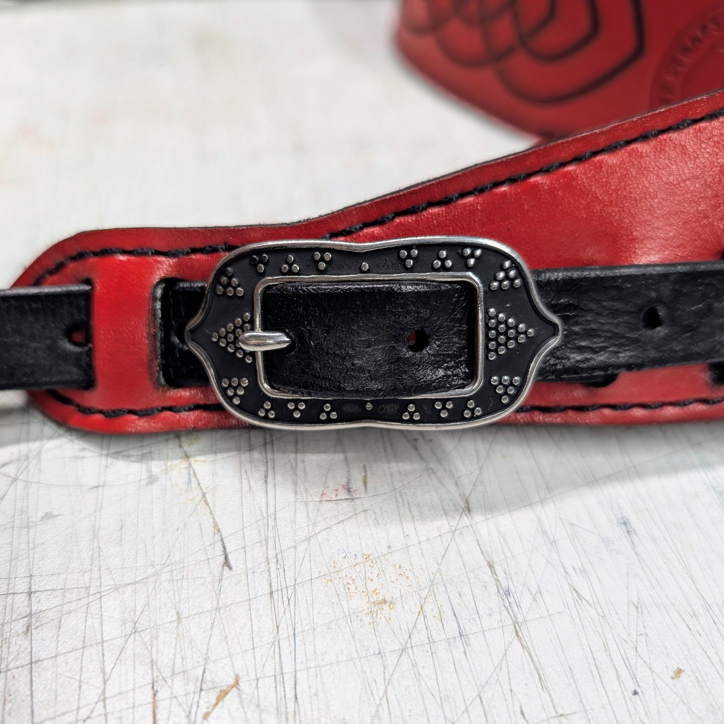 2" Softy Swivel Reso Strap - Red Celtic Knot